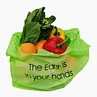 Bolsos de compras biodegradables del chaleco del rollo de la fruta y verdura